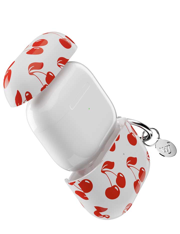 American Cherries AirPods Case - Aaria Tees Aaria Tees