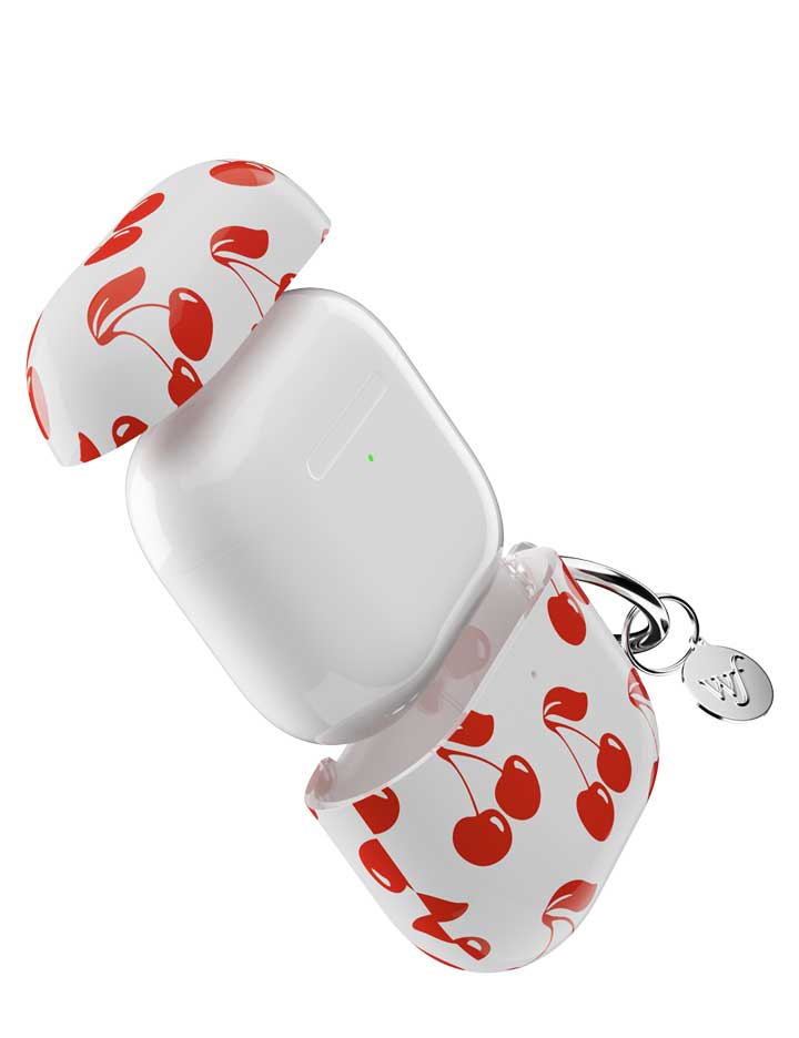 American Cherries AirPods Case - Aaria Tees Aaria Tees