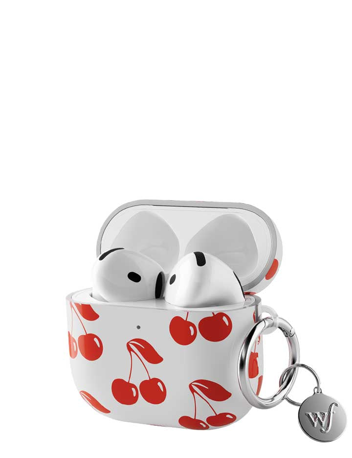 American Cherries AirPods Case - Aaria Tees Aaria Tees