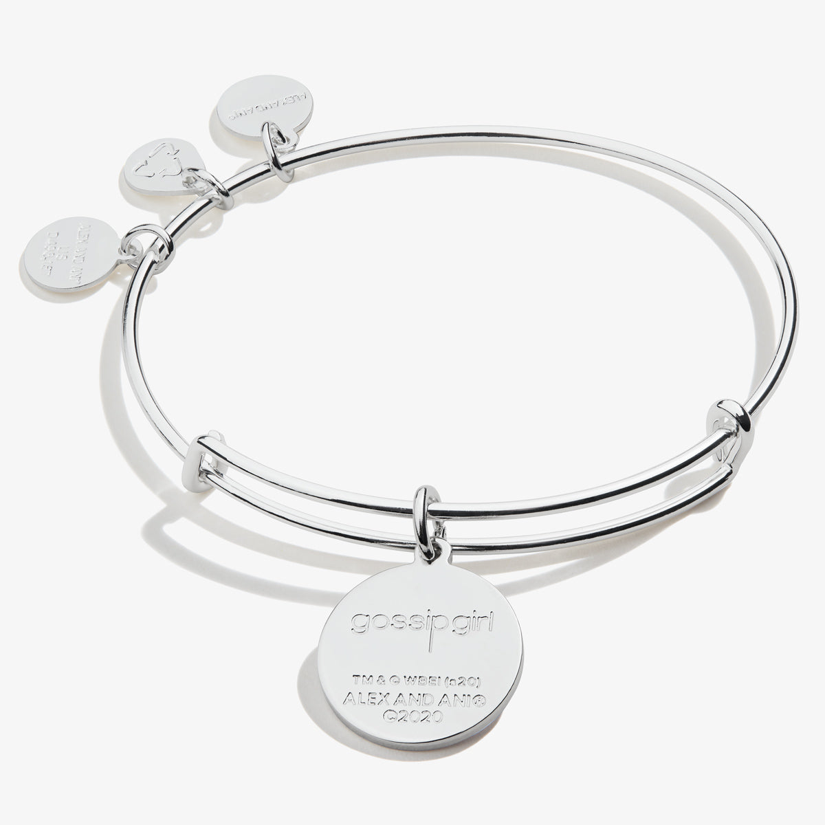 Gossip Girl Logo Charm Bangle - Aaria Tees Aaria Tees