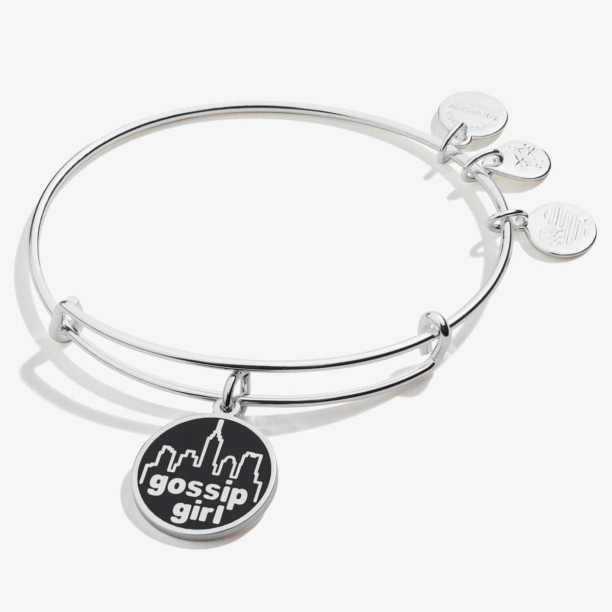 Gossip Girl Logo Charm Bangle - Aaria Tees Aaria Tees