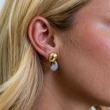 Pave Raindrop Earring Aaria Tees