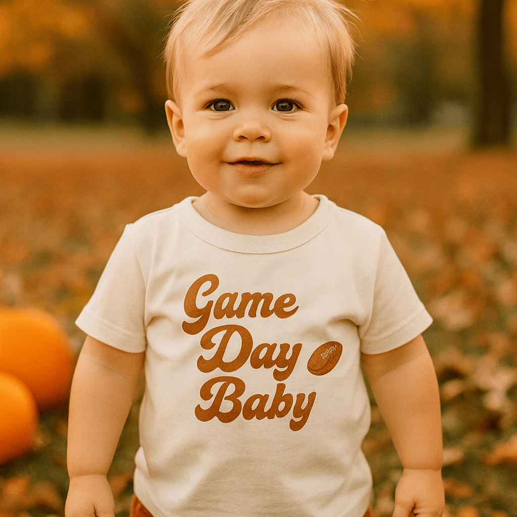 graphic bodysuit | Game Day Baby - Aaria Tees Aaria Tees