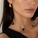 Adeline Clover Necklace Aaria Tees