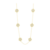 Adeline Pave Necklace Aaria Tees