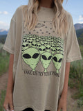 Alien Oversized Tee - Aaria Tees Aaria Tees
