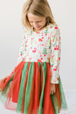 All I Want for Christmas L/S Tutu Dress - Aaria Tees Aaria Tees