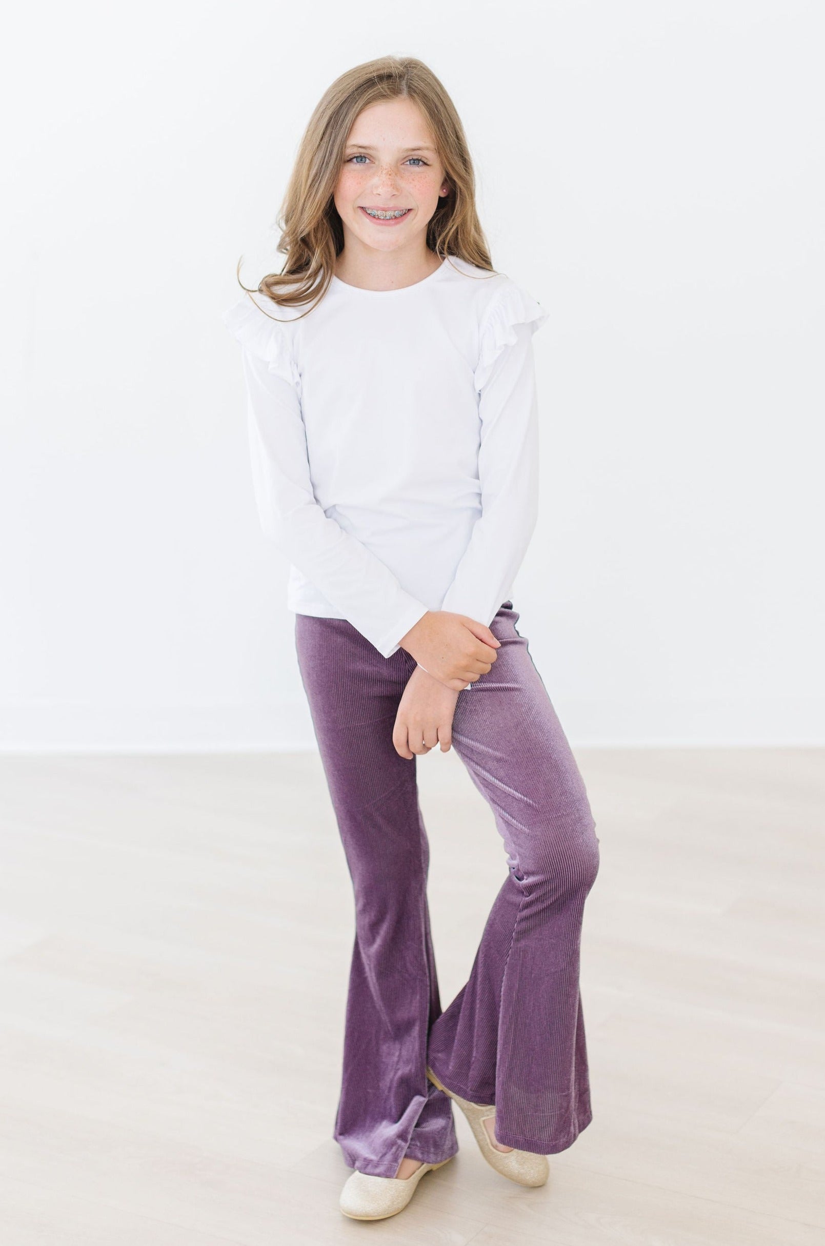 Amethyst Ribbed Velvet Bells - Aaria Tees Aaria Tees