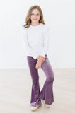 Amethyst Ribbed Velvet Bells - Aaria Tees Aaria Tees