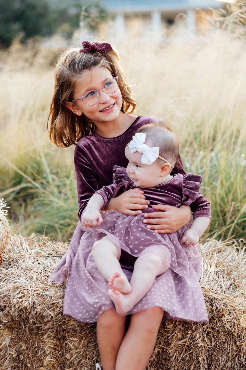 Amethyst Velvet Tutu Bodysuit - Aaria Tees Aaria Tees