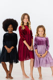 Amethyst Velvet Tutu Dress - Aaria Tees Aaria Tees