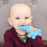 Little bamBAM Baby Teething Toy – Cyan - Aaria Tees Aaria Tees