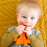 Little bamBAM Baby Teething Toy – Orange - Aaria Tees Aaria Tees