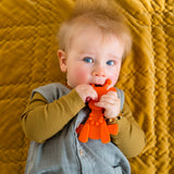 Little bamBAM Baby Teething Toy – Orange - Aaria Tees Aaria Tees