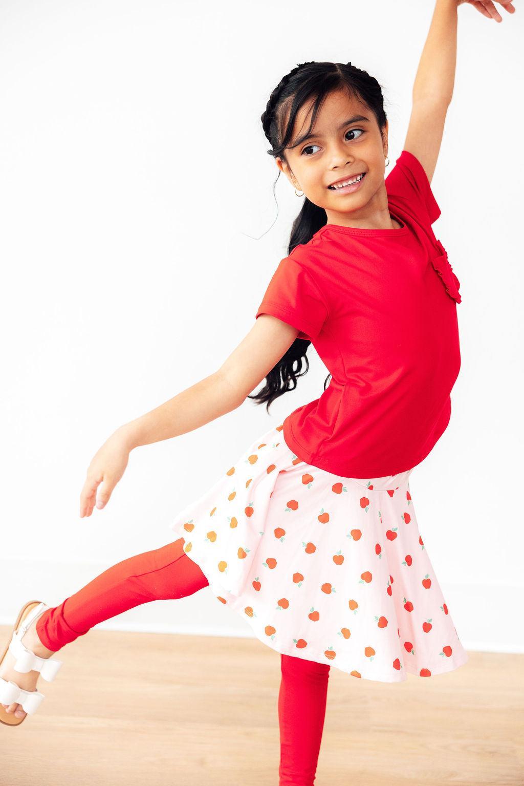 An Apple a Day Twirl Skegging - Aaria Tees Aaria Tees