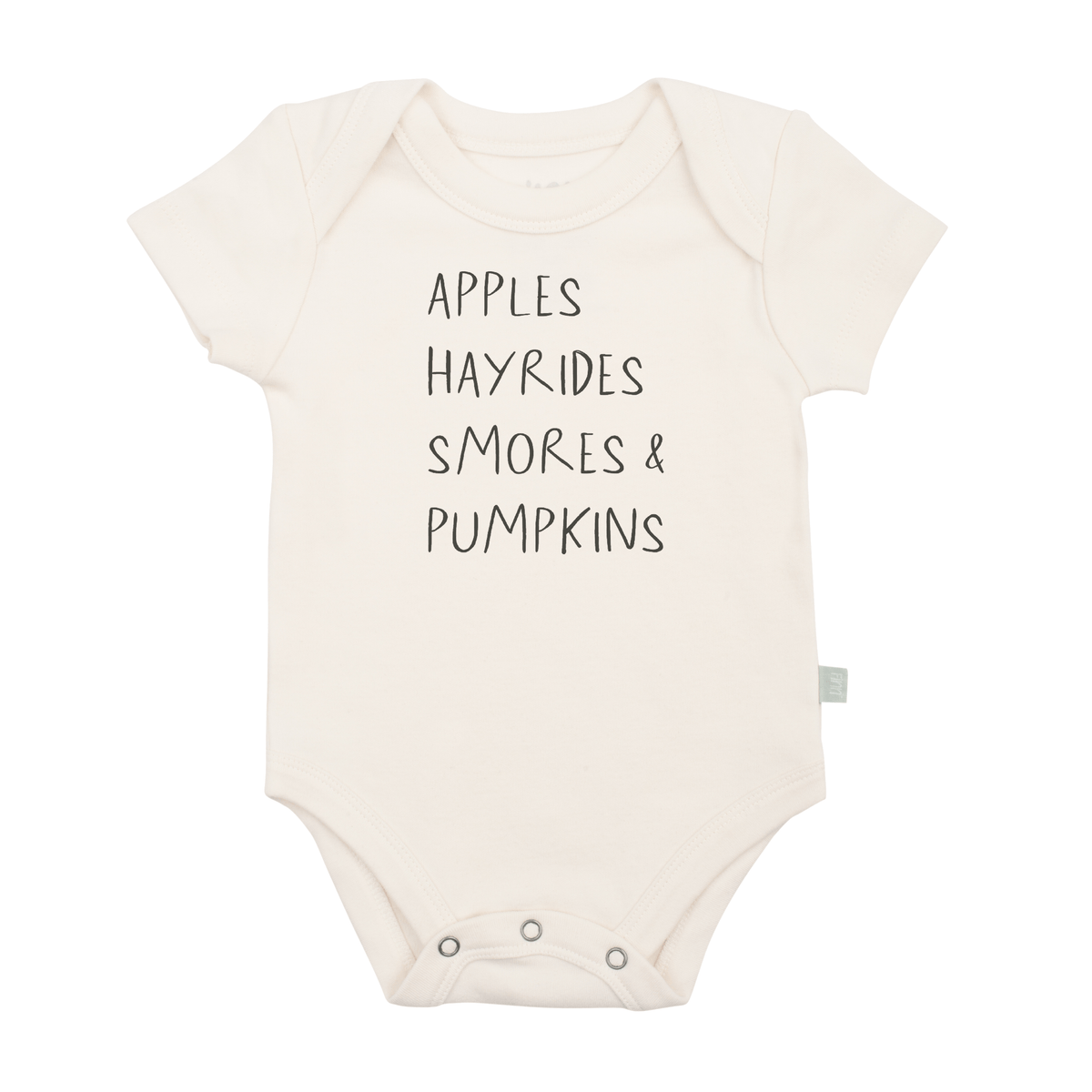 graphic bodysuit | apples hayrides smores - Aaria Tees