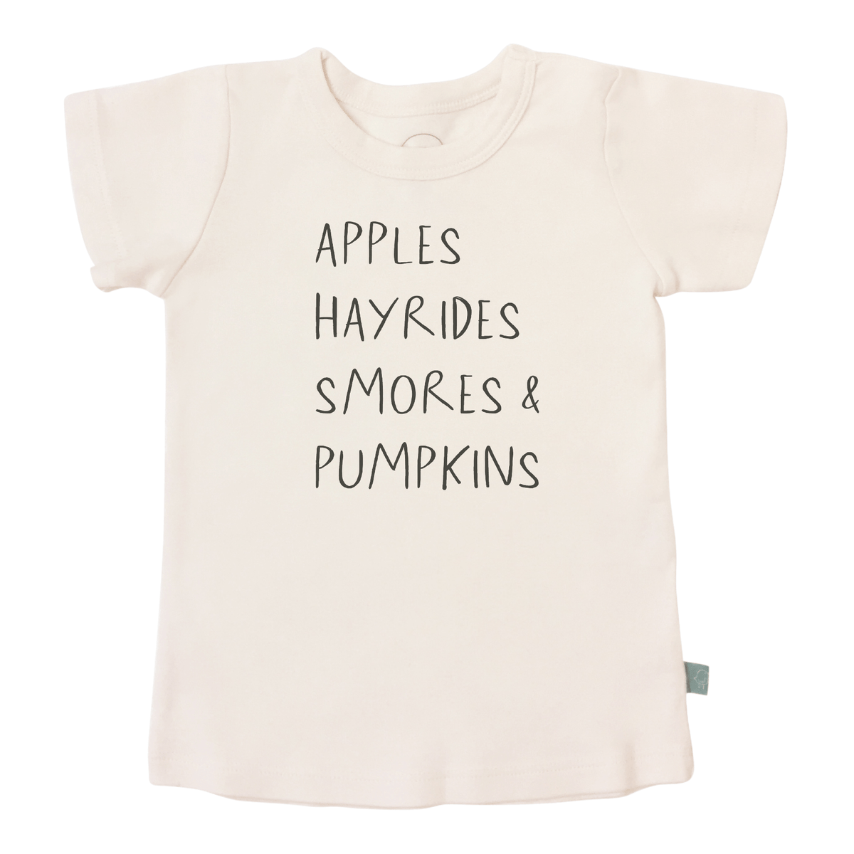 graphic tee | apples hayrides smores - Aaria Tees