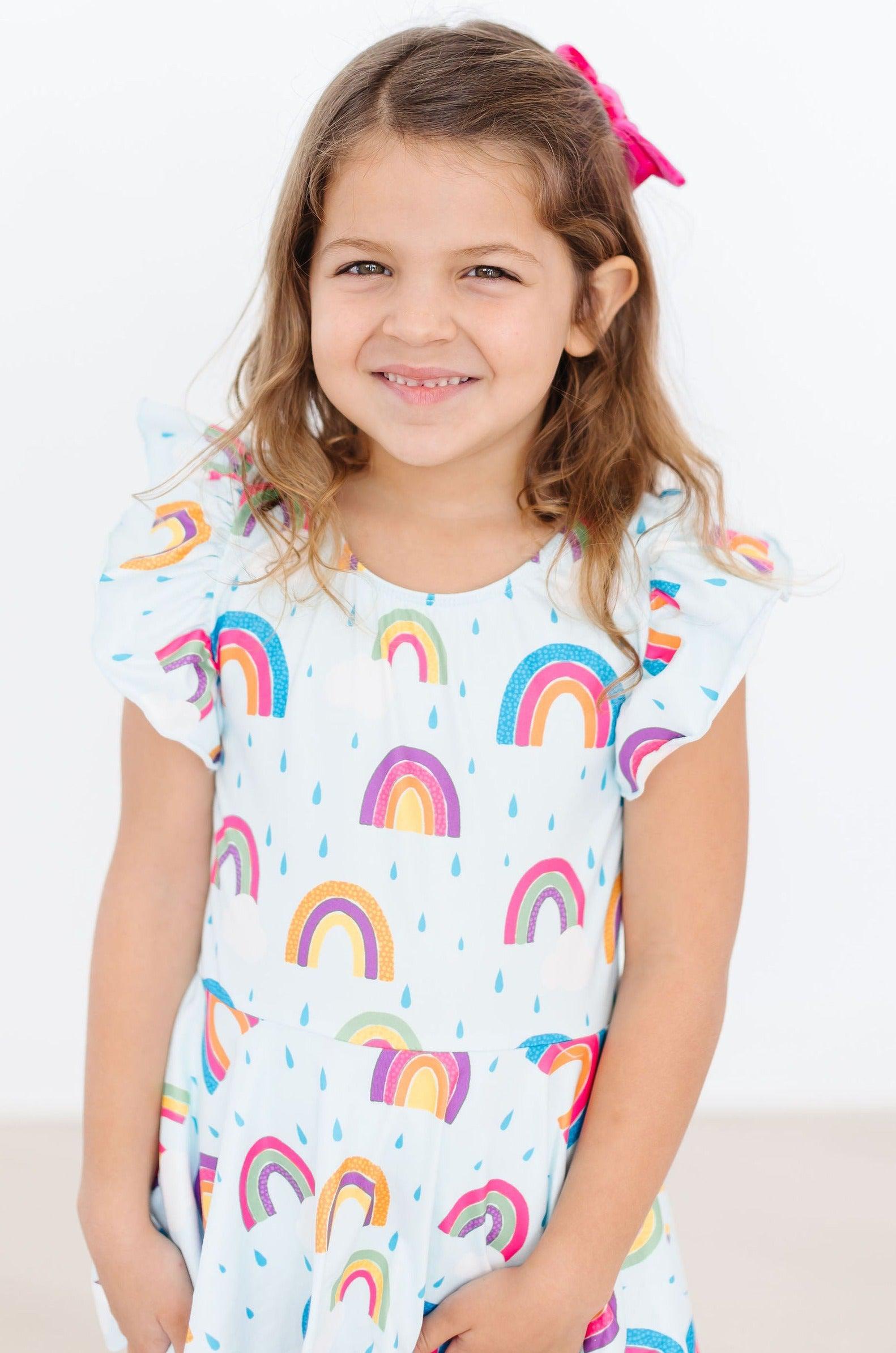 April Showers S/S Twirl Leotard - Aaria Tees Aaria Tees