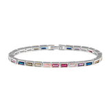 Lainey Rainbow Tennis Bracelet Aaria Tees