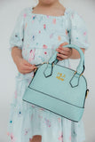 Aqua Glitter Girl's Crossbody Purse - Aaria Tees Aaria Tees