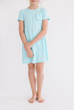 Aqua T-Shirt Dress - Aaria Tees Aaria Tees