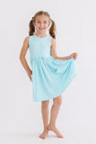 Aqua Tank Pocket Twirl Dress - Aaria Tees Aaria Tees