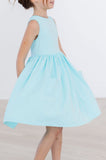 Aqua Tank Pocket Twirl Dress - Aaria Tees Aaria Tees