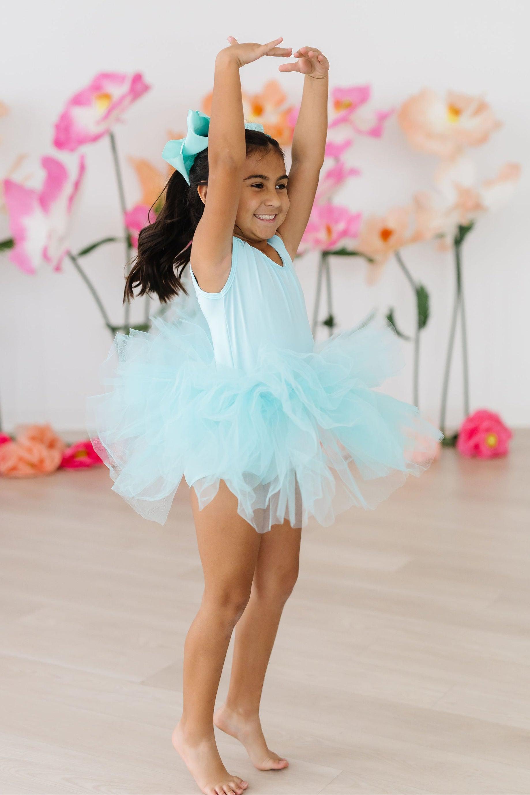 Aqua Tank Tutu Leotard - Aaria Tees Aaria Tees