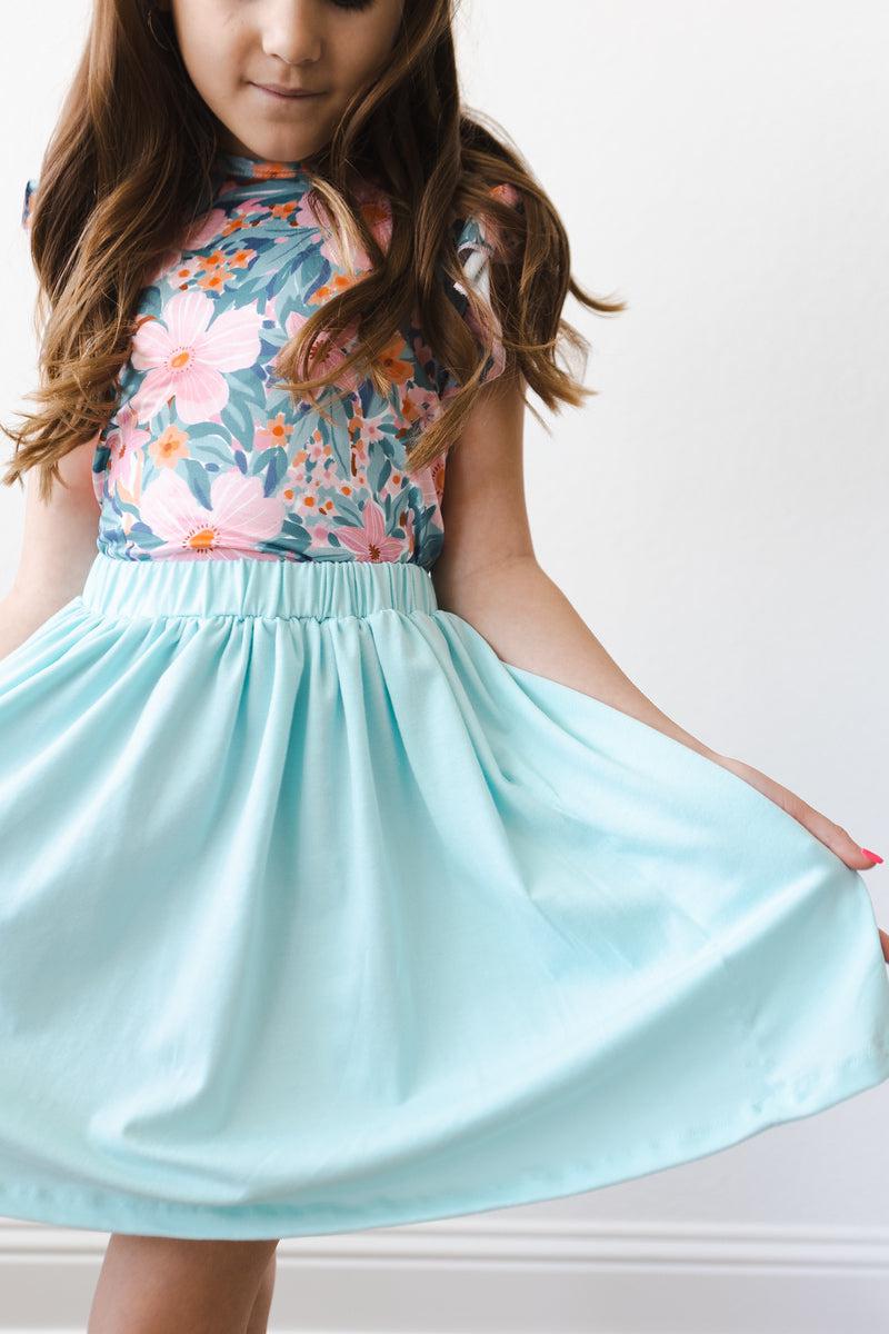 Aqua Twirl Skort - Aaria Tees Aaria Tees