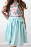 Aqua Twirl Skort - Aaria Tees Aaria Tees
