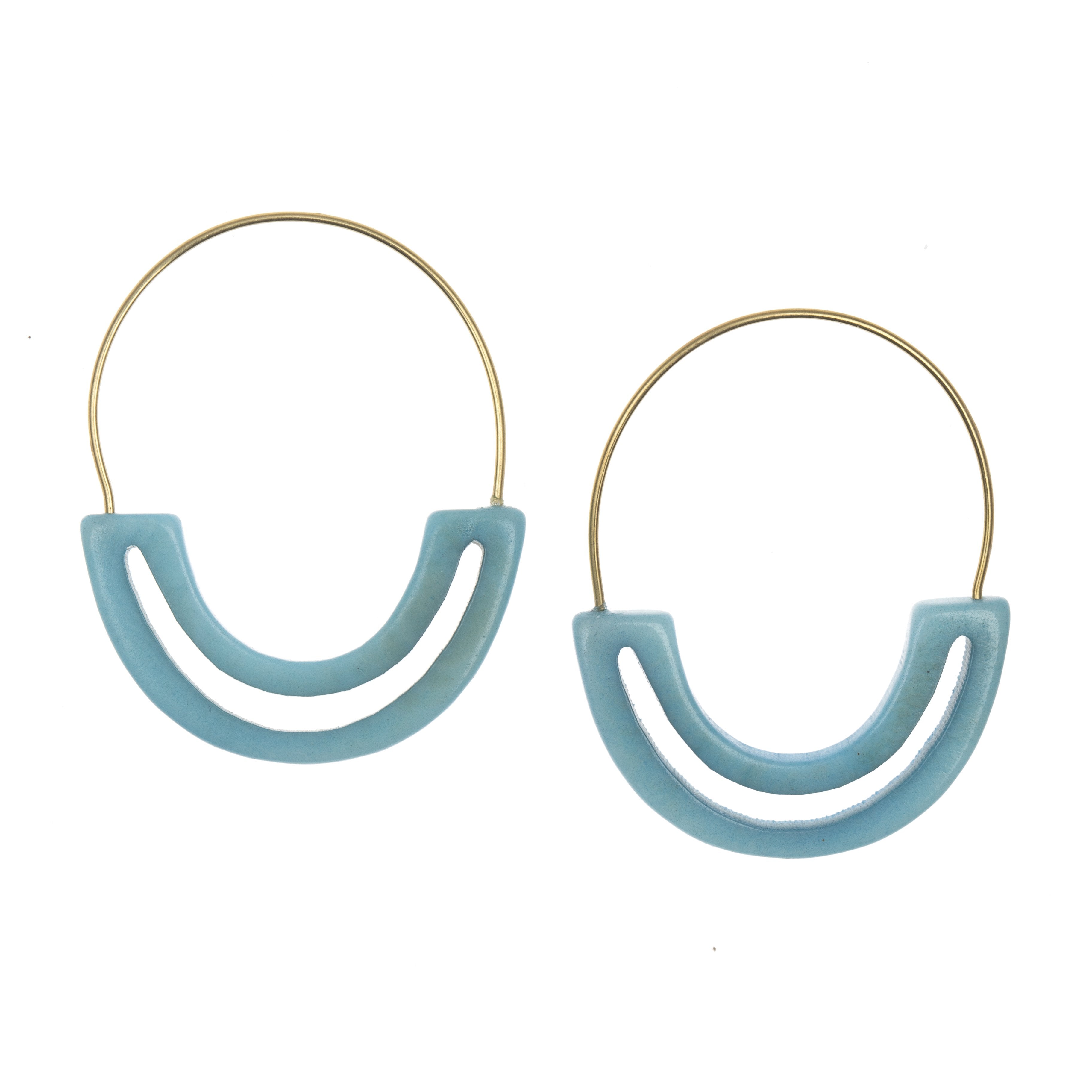Ariana Carved Hoop Earrings - Aaria Tees Aaria Tees