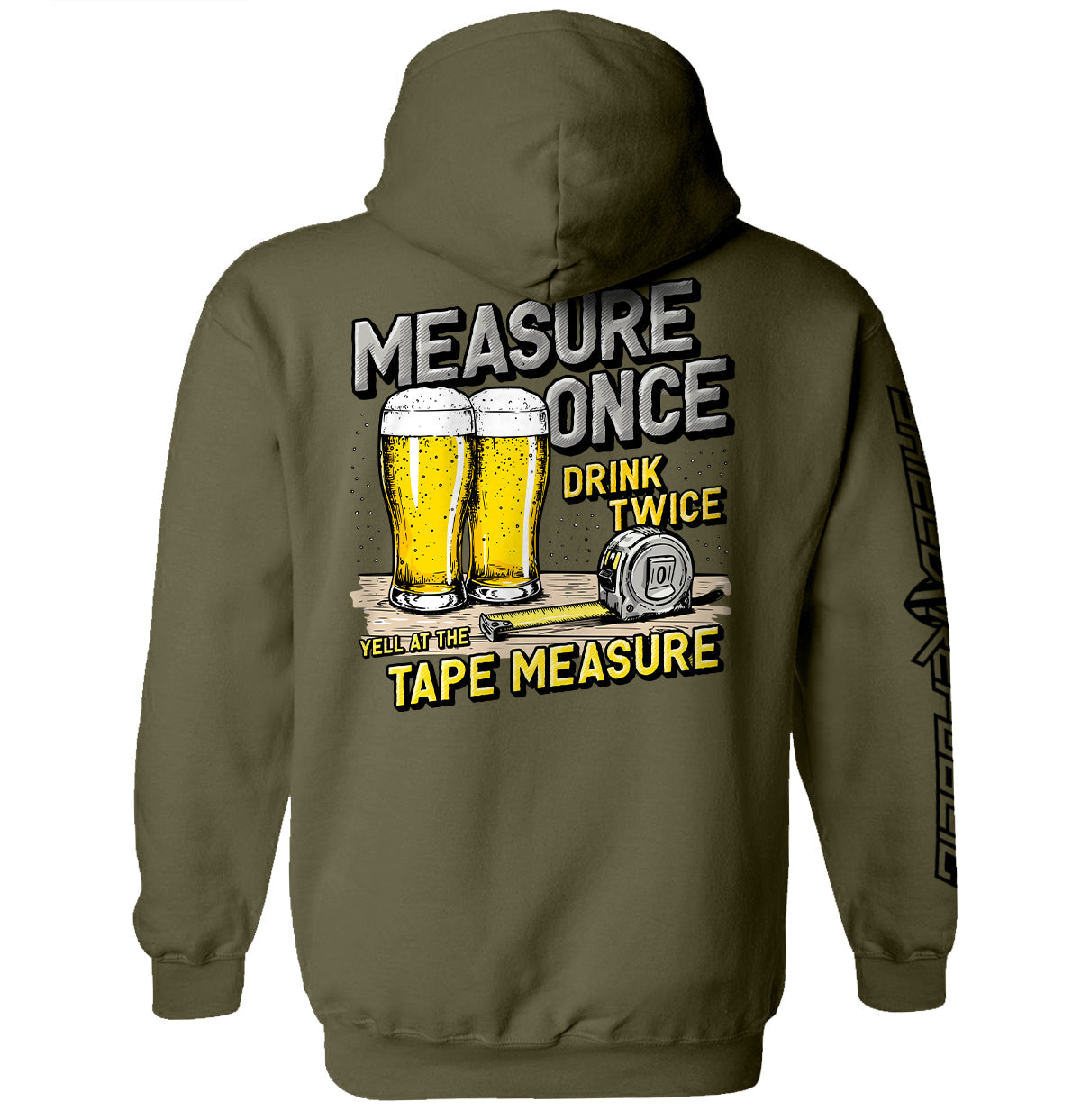 Measure Once Drink Twice - Aaria Tees Aaria Tees