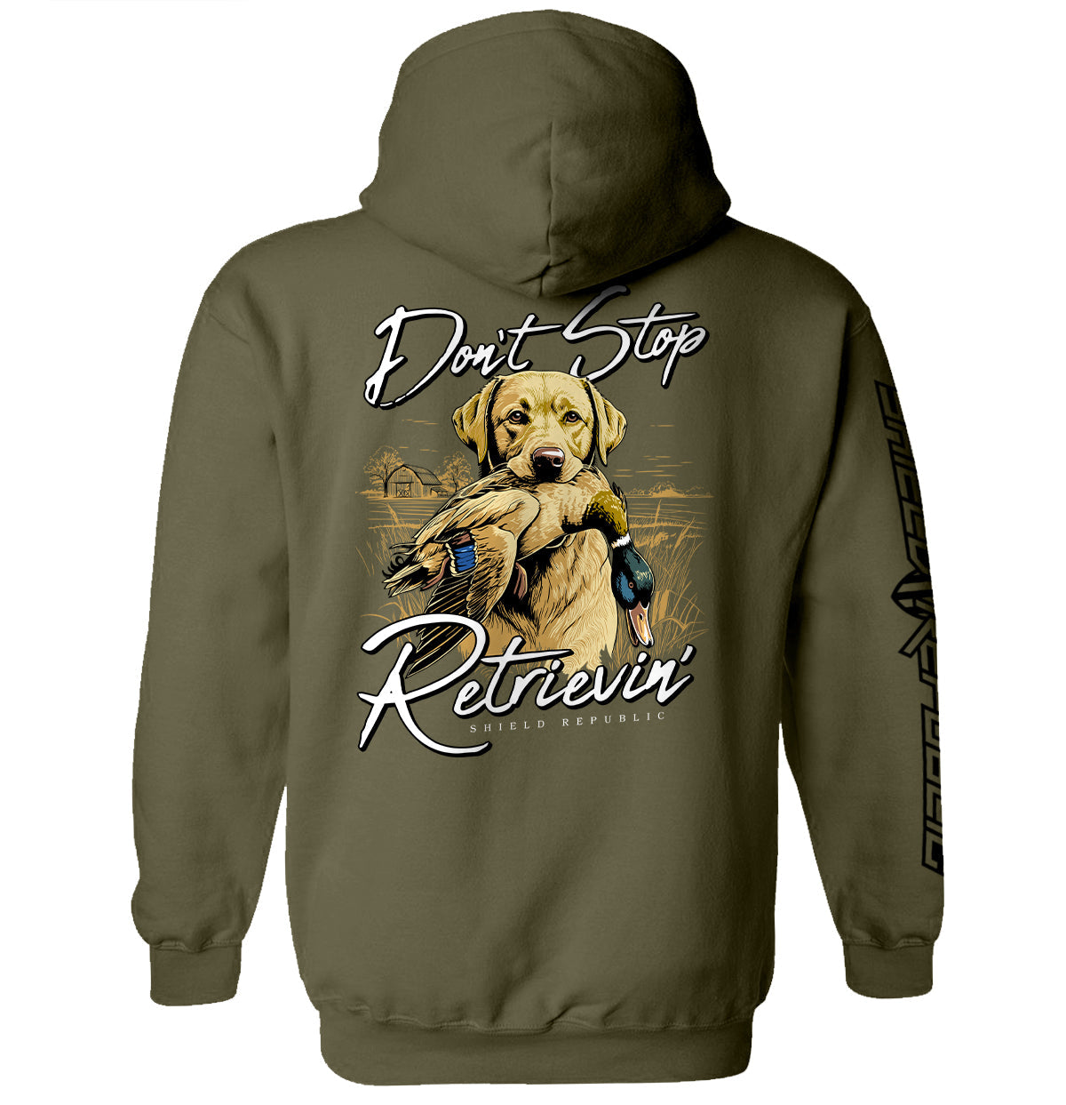 Don't Stop Retrievin Yellow Lab - Aaria Tees Aaria Tees