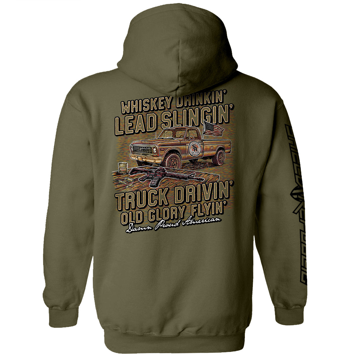 Damn Proud American - Aaria Tees Aaria Tees