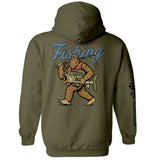 I'd Rather Be Fishing Bigfoot Aaria Tees