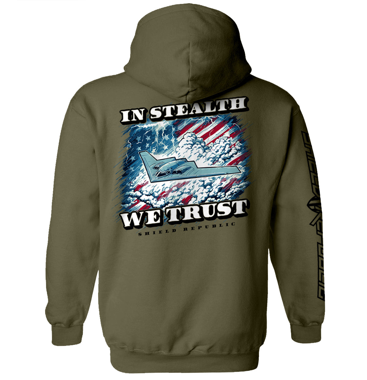 In Stealth We Trust (Black) - Aaria Tees Aaria Tees