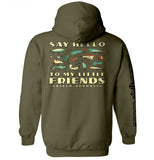 Say Hello to My Little Friends Green Aaria Tees