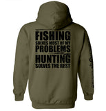 Fishing Solves Most Of My Problems - Aaria Tees Aaria Tees
