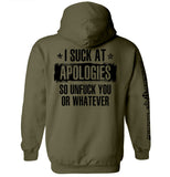 I Suck at Apologies - Aaria Tees Aaria Tees