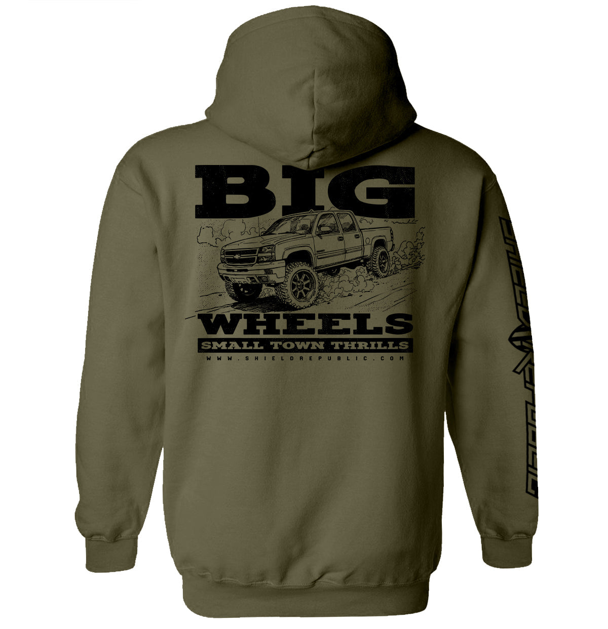 Big Wheels Small Town Thrills - Aaria Tees Aaria Tees