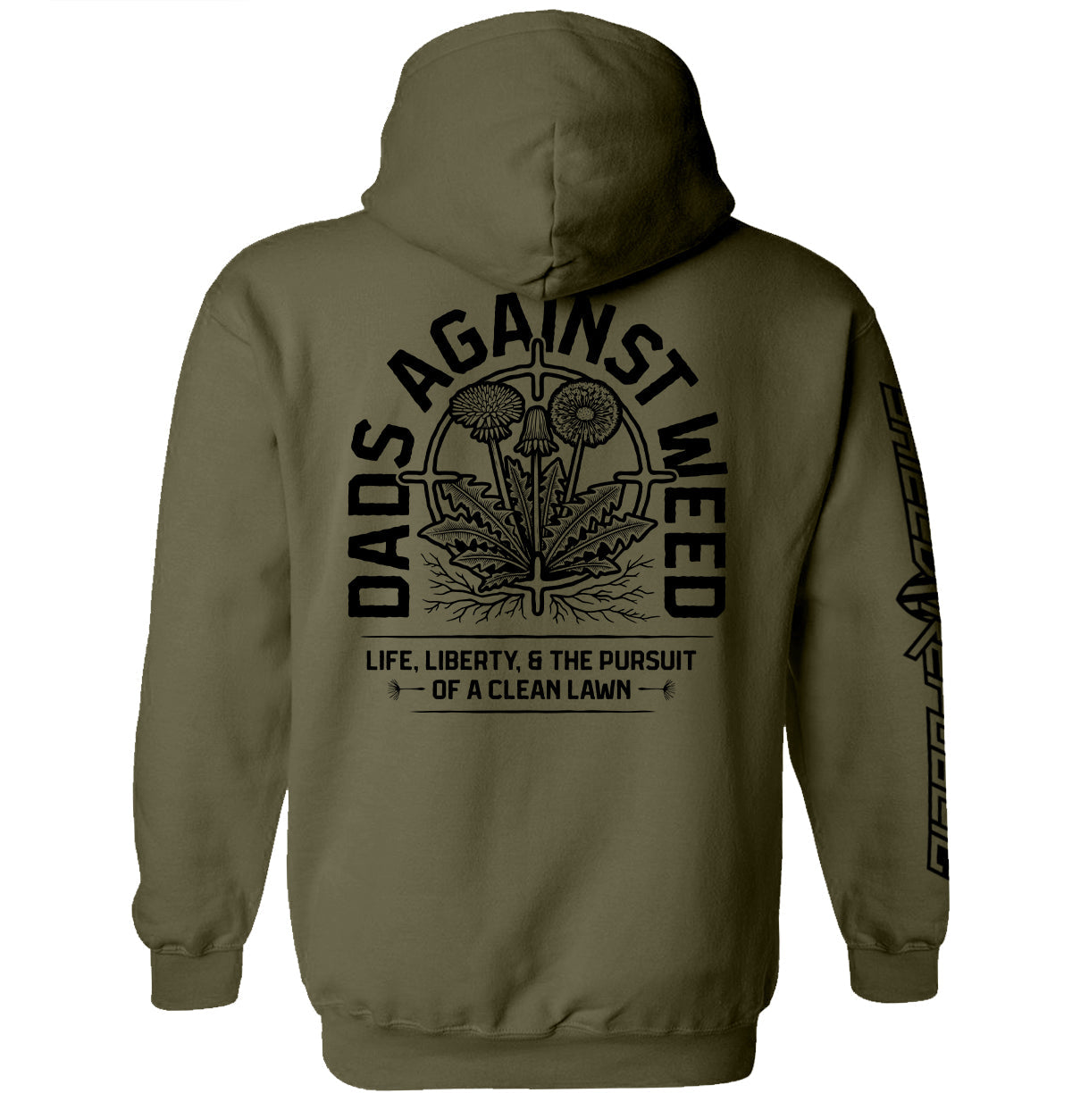 Dads Against Weed Black - Aaria Tees Aaria Tees