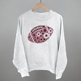 Floral Football Maroon Aaria Tees