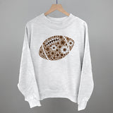 Floral Football Brown Aaria Tees