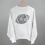 Floral Football Grey Aaria Tees