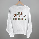 Footballs And Field Goals Aaria Tees