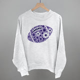 Floral Football Purple Aaria Tees