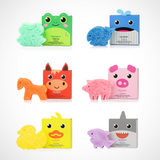 Friendly Animals Bath Buffer - Aaria Tees Aaria Tees
