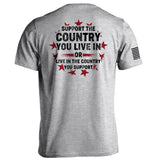 Support The Country You Live In Aaria Tees