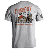Cowboy Country Wandering The West Aaria Tees