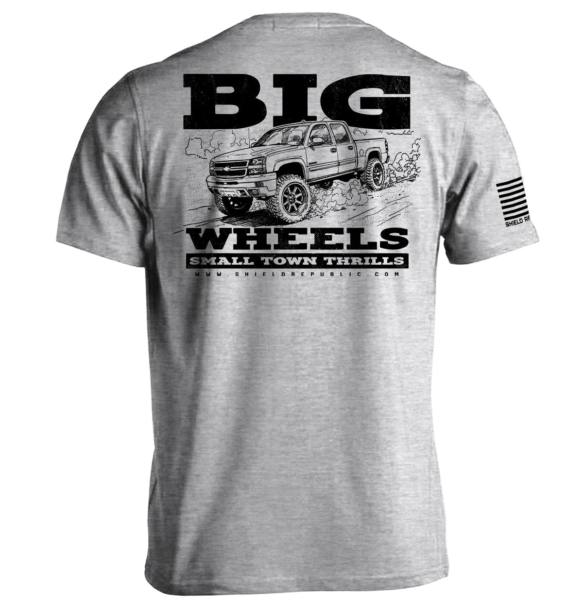 Big Wheels Small Town Thrills - Aaria Tees Aaria Tees